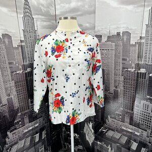 Floral Dot Blouse – Size XXL